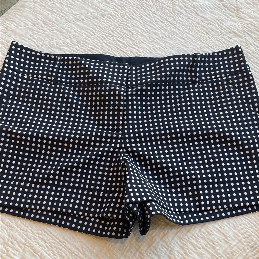 The Limited Black and White Polka Dot High Waist Shorts